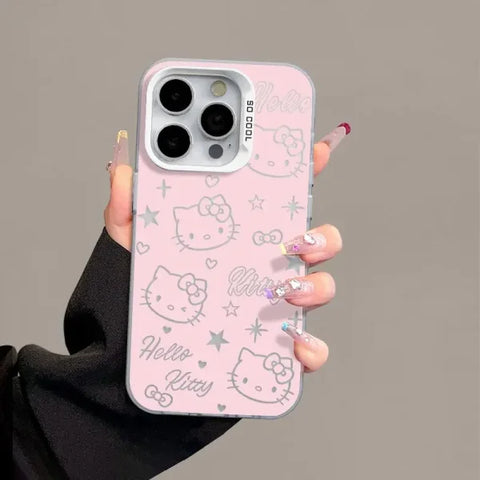 Sanrio Hello Kitty Full Screen Phone Case - Cute KT Cover for iPhone - Himpall