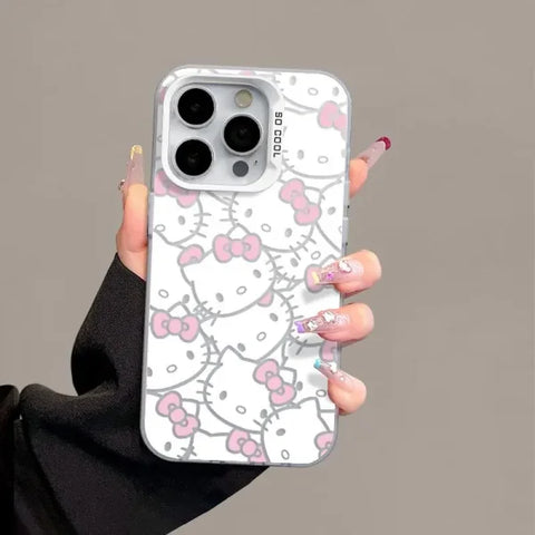 Sanrio Hello Kitty Full Screen Phone Case - Cute KT Cover for iPhone - Himpall