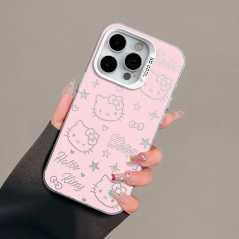 Sanrio Hello Kitty Full Screen Phone Case - Cute KT Cover for iPhone - Himpall