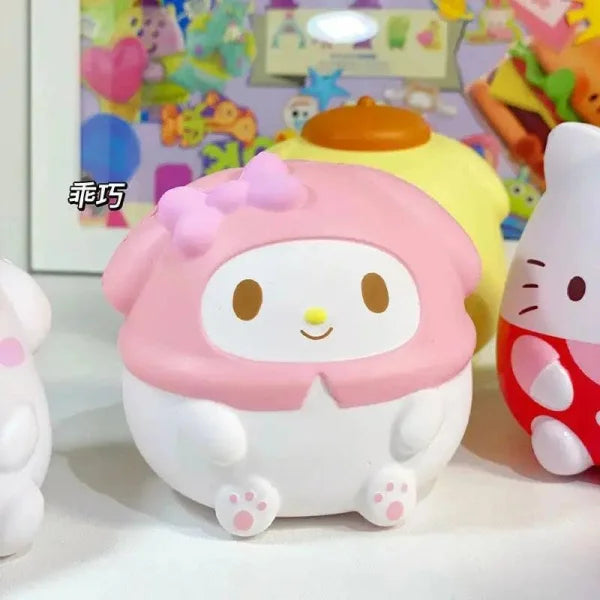 Sanrio Kawaii Melody Squishy Toy for Stress Relief and Playful Fun - Himpall