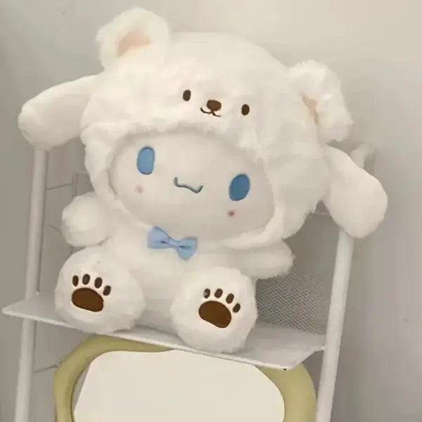 Sanrio Plush Kawaii Sanrio Kuromi My Melody Cinnamoroll Plush Toys Doll Pillow Anime Cartoon Kids Gifts Room Decoration