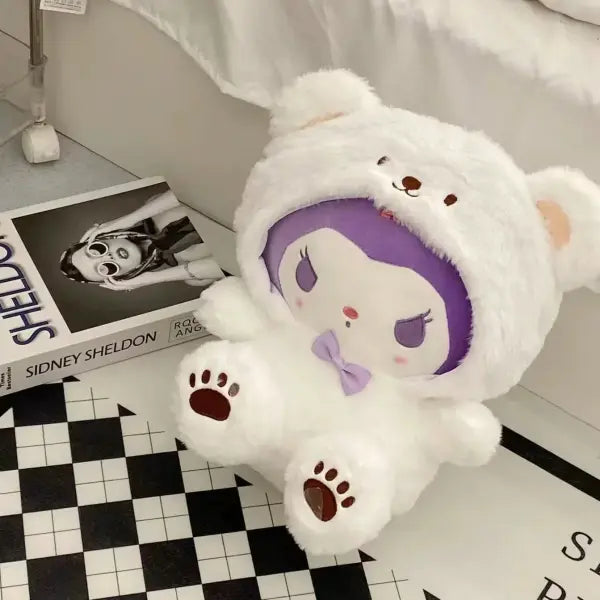 Sanrio Plush Kawaii Sanrio Kuromi My Melody Cinnamoroll Plush Toys Doll Pillow Anime Cartoon Kids Gifts Room Decoration