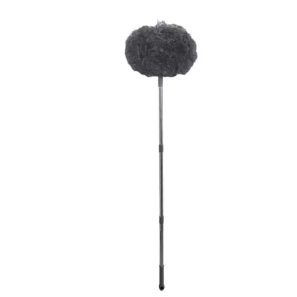 Scalable Ceiling Fan Duster with Long Handle for Dust Removal - Gray