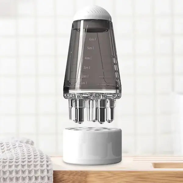 Scalp Applicator Hair Regrowth & Styling Solution Guide Comb Hexagon Head Oil Roller Ball Massage Comb Massage