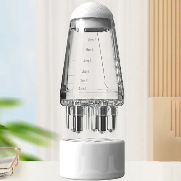 Scalp Applicator Hair Regrowth & Styling Solution Guide Comb Hexagon Head Oil Roller Ball Massage Comb Massage