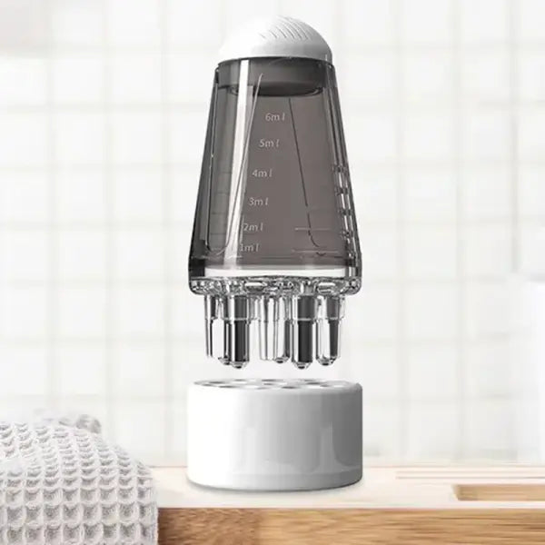 Scalp Applicator Hair Regrowth & Styling Solution Guide Comb Hexagon Head Oil Roller Ball Massage Comb Massage