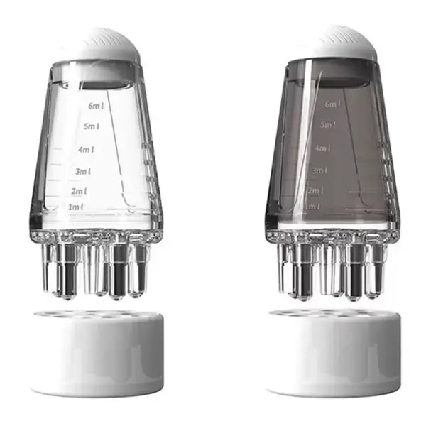 Scalp Applicator Hair Regrowth & Styling Solution Guide Comb Hexagon Head Oil Roller Ball Massage Comb Massage