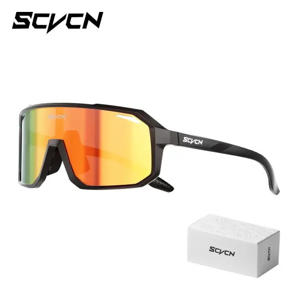 SCVCN Cycling Glasses UV400 TR90 Outdoor Sports MTB Sunglasses