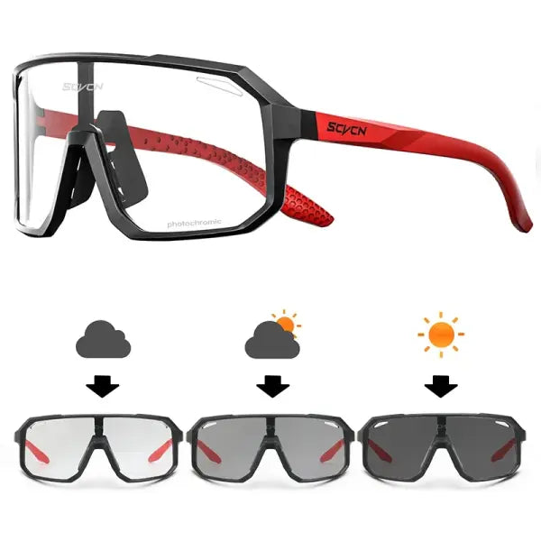 SCVCN Cycling Glasses UV400 TR90 Outdoor Sports MTB Sunglasses - DZ-PC-SC-X62-08