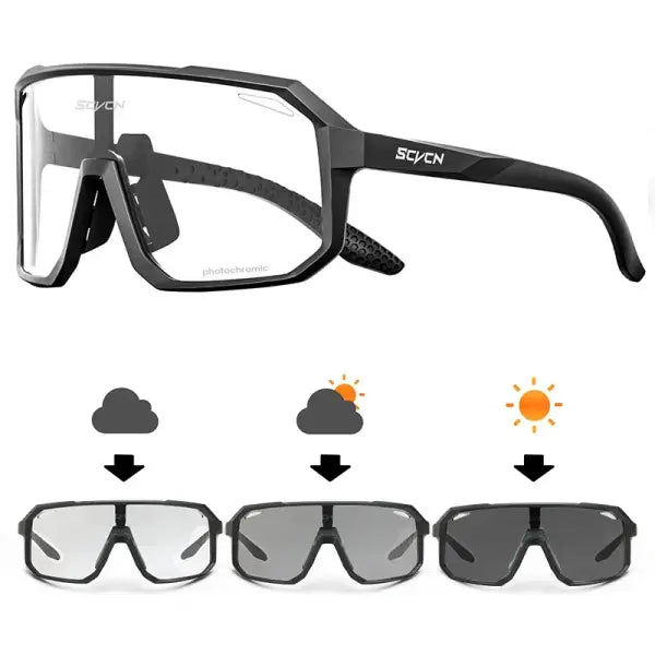 SCVCN Cycling Glasses UV400 TR90 Outdoor Sports MTB Sunglasses - DZ-PC-SC-X62-01