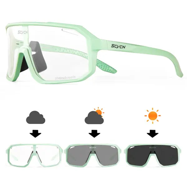 SCVCN Cycling Glasses UV400 TR90 Outdoor Sports MTB Sunglasses - DZ-S62-PH-37