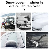 Car Ice Scraper & Snow Shovel – Winter Windshield Snow Removal Tool for Auto Cleaning - 1pc