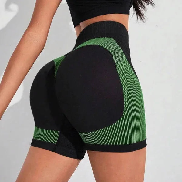 Seamless High Waist Yoga Shorts: Comfort Style and Performance - A / L