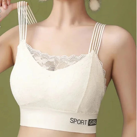 Seamless Lace Plus Size Bra – Comfortable Beauty Back Tube Top