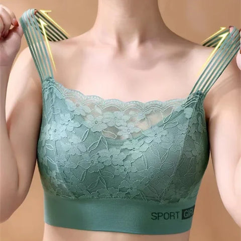 Seamless Lace Plus Size Bra – Comfortable Beauty Back Tube Top
