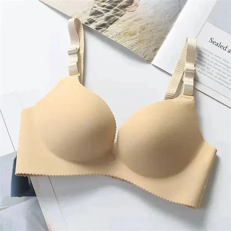 Seamless Push-Up Bras - Best Wireless Bras for Comfort & Style - A01 beige / B / 34(75)