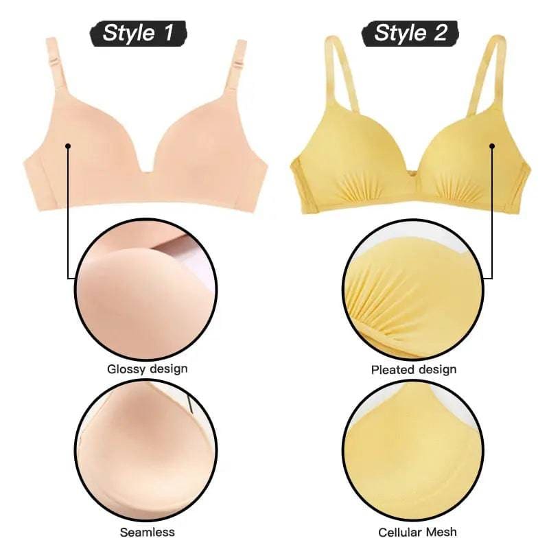 Seamless Push-Up Bras: Wire-Free A B Cup Sexy Bralette