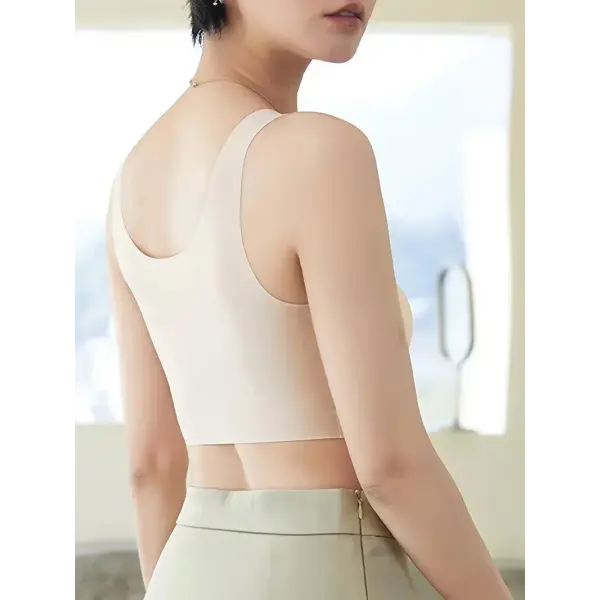 Seamless Solid Wireless Bra Comfy Breathable Full Coverage Everyday Bra Women’s Lingerie Underwear