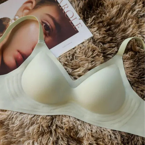 Seamless Underwear For Women With Small Breasts Push-up No Rims Soft Support Sports Bra Large Breasts Small And Thin