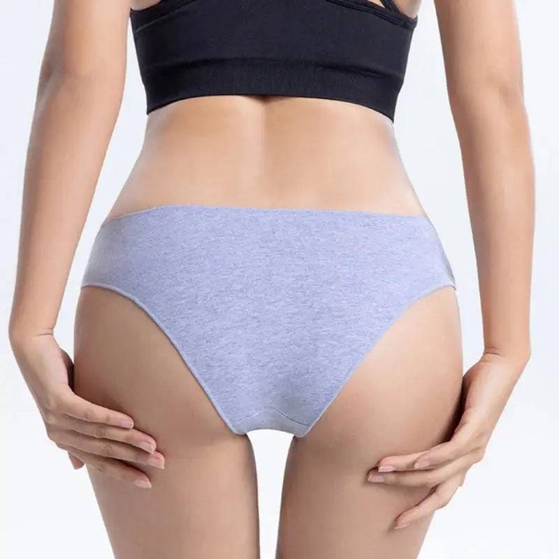 Seamless Underwear - Soft Cotton Low Rise Briefs for Women (3Pcs Set)