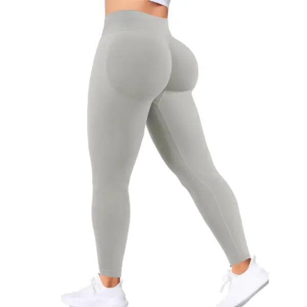 Seamless Women Solid Waist Yoga Pants Three-section Waist Sexy Hip-lifting Tight Sports Pants Fitness Exercise Yoga
