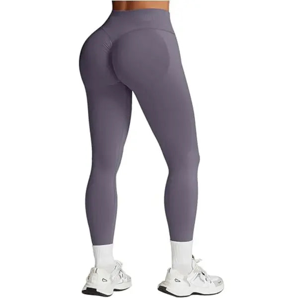 Seamless Women Solid Waist Yoga Pants Three-section Waist Sexy Hip-lifting Tight Sports Pants Fitness Exercise Yoga
