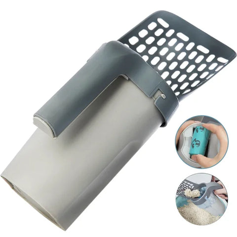 Self-Cleaning Cat Litter Shovel - Easy Scoop & Poop Filter for Litter Box