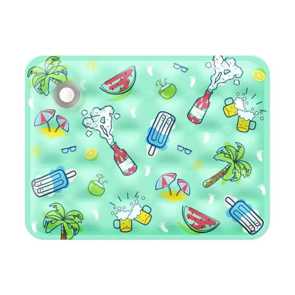 Self Cooling Gel Pet Mat Durable Ice Cushion for Dogs - S / Style 3