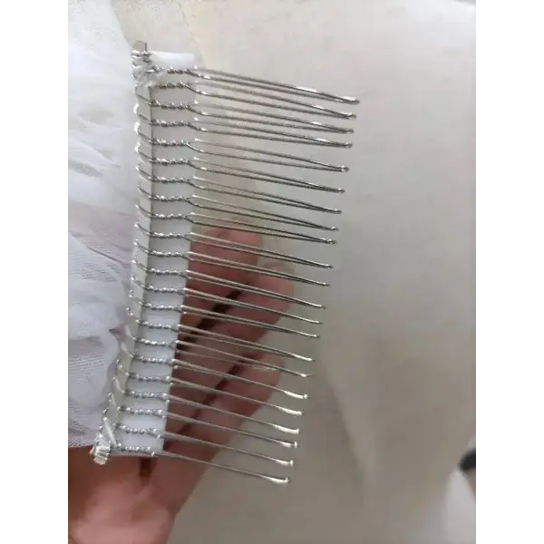 Selfie Bridal Veil with Long Lace Tiara for Wedding Accessories - Himpall