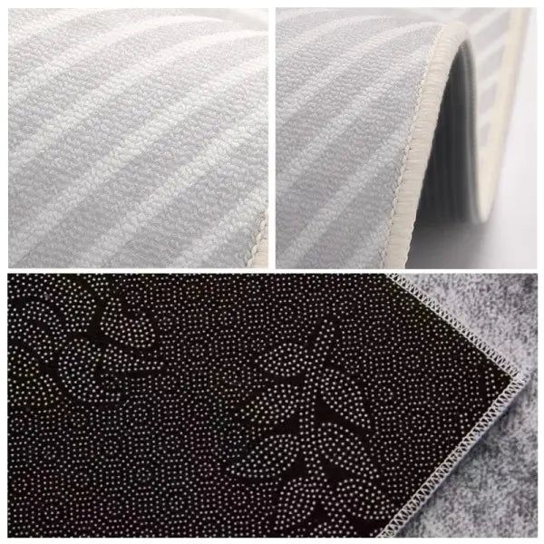 Semi-circular entryway door mat for any applicable scene
