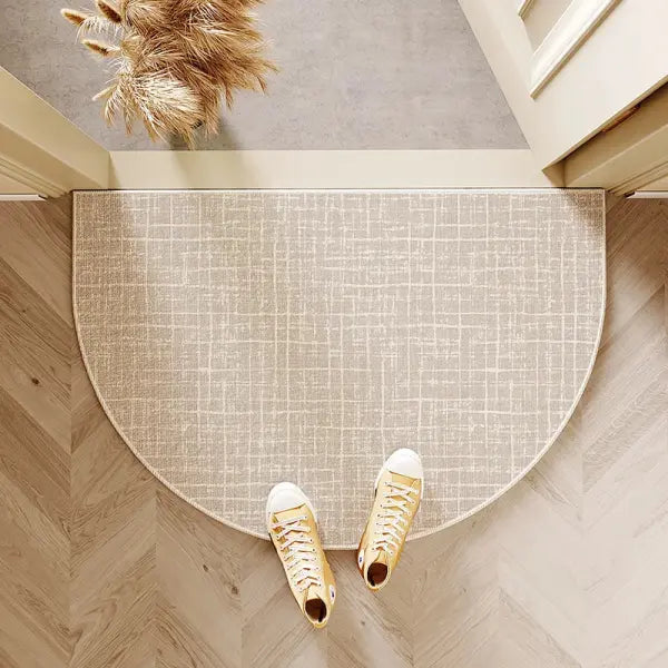 Semi-circular entryway door mat for any applicable scene - FQR-2 / 50x80cm 20x31inch