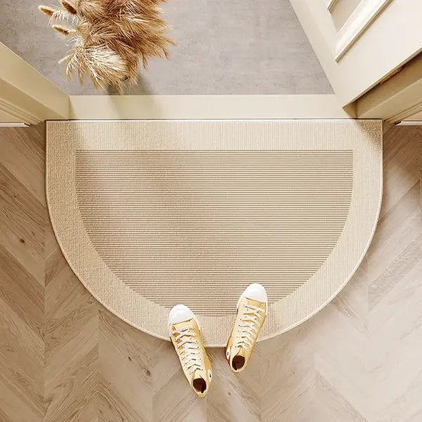 Semi-circular entryway door mat for any applicable scene - FQR-3 / 50x80cm 20x31inch