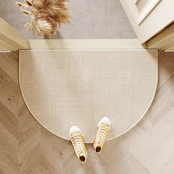 Semi-circular entryway door mat for any applicable scene - FQR-5 / 50x80cm 20x31inch