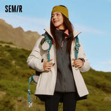White Duck Winter Coat Two Piece Waterproof Jacket