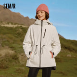 White Duck Winter Coat Two Piece Waterproof Jacket