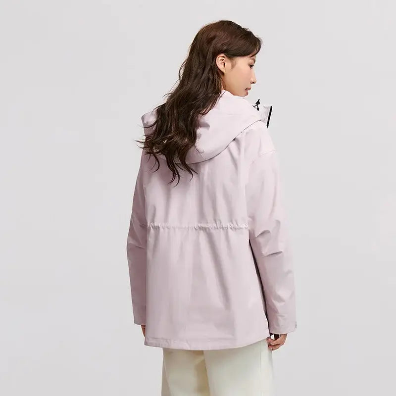 White Duck Winter Coat Two Piece Waterproof Jacket