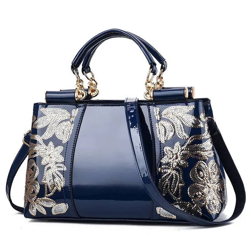 Sequins Handbags – Elegant Fashion Handbags for Any Occasion - Dark blue