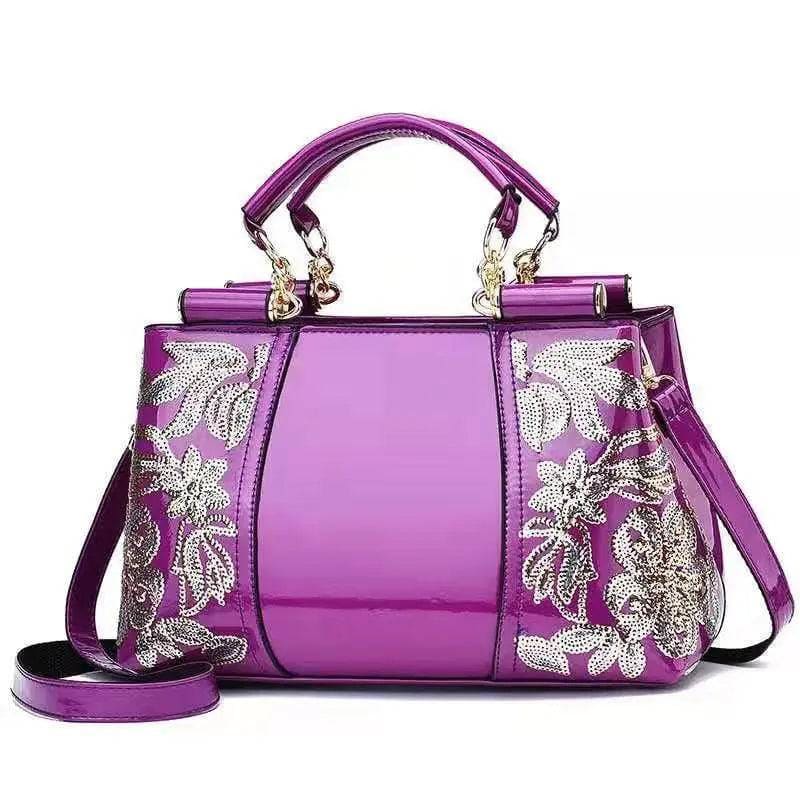 Sequins Handbags – Elegant Fashion Handbags for Any Occasion - Purple