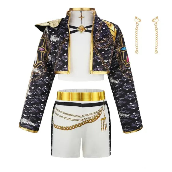 Set carnival dance costume for girls aged 3-10 years
