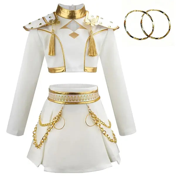 Set carnival dance costume for girls aged 3-10 years - K-POP / 160 11-12year