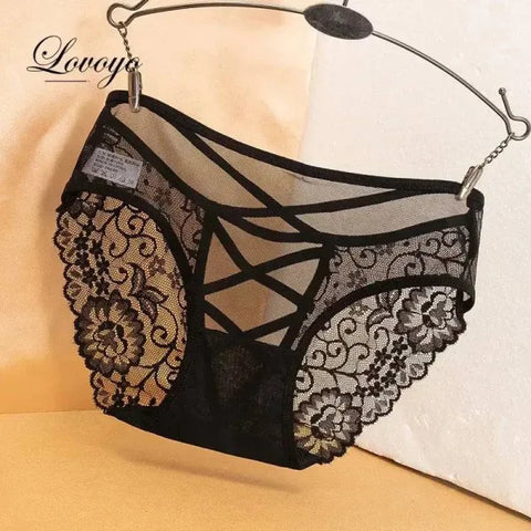 Sexy Lace Panties - Transparent Thong for Flirty Elegance - 101 / M / 1pc