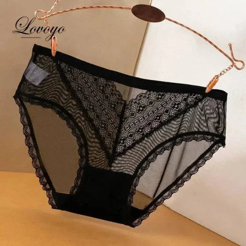 Sexy Lace Panties - Transparent Thong for Flirty Elegance - 123 / XL / 1pc