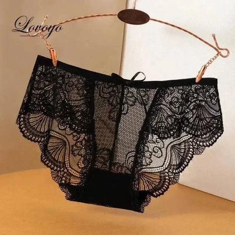 Sexy Lace Panties - Transparent Thong for Flirty Elegance - 125 / XL / 1pc