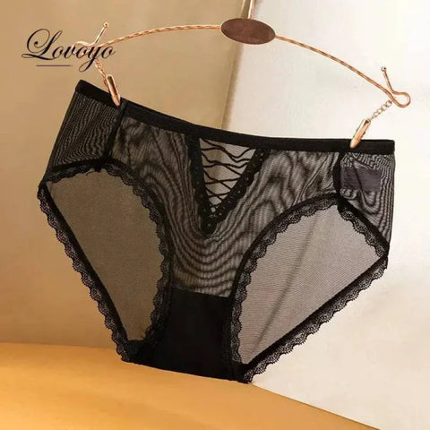 Sexy Lace Panties - Transparent Thong for Flirty Elegance - 128 / L / 1pc