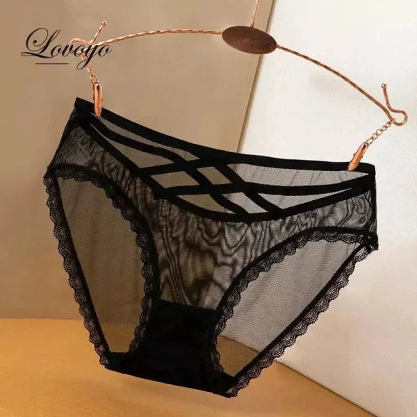Sexy Lace Panties - Transparent Thong for Flirty Elegance - 129 / XL / 1pc