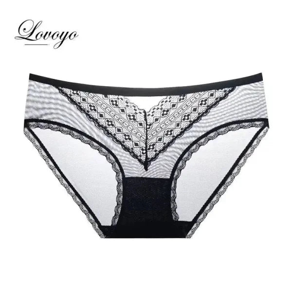 Sexy Lace Panties - Transparent Thong for Flirty Elegance
