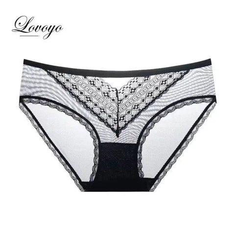 Sexy Lace Panties - Transparent Thong for Flirty Elegance