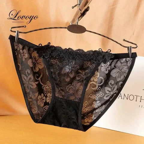 Sexy Lace Panties - Transparent Thong for Flirty Elegance - 219 / XL / 1pc