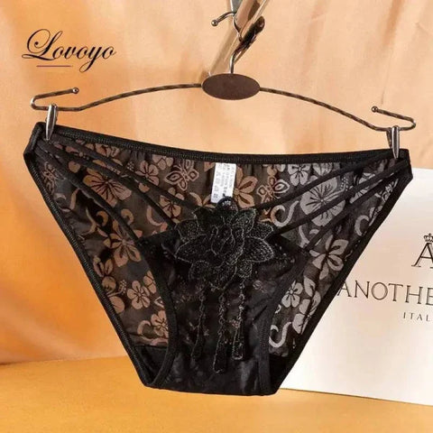 Sexy Lace Panties - Transparent Thong for Flirty Elegance - 220 / L / 1pc