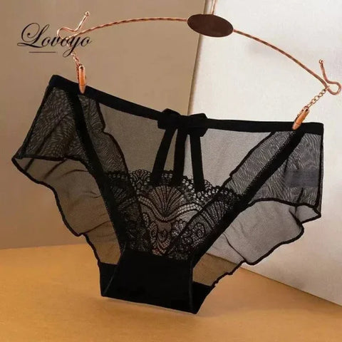 Sexy Lace Panties - Transparent Thong for Flirty Elegance